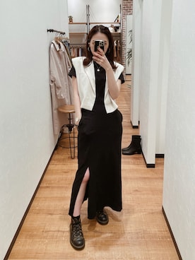 「モノートーン」｜ryoさん（レディース・160cm）の秋コーディネート