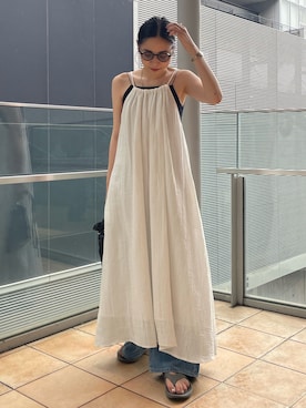 「今日のコスメと服」｜「アイテム（パンツ）」を使った、ryoさん（レディース・160cm）の夏コーディネート