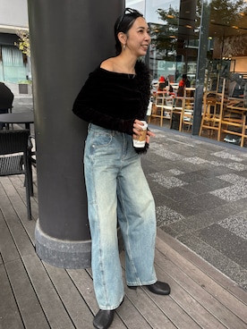 「アイテム（ブーツ）」を使った、ryoさん（レディース・160cm）の秋コーディネート
