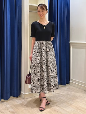 「アイテム（バレッタ/ヘアクリップ）」を使った、nol ikeoさん（レディース・160cm）の夏コーディネート