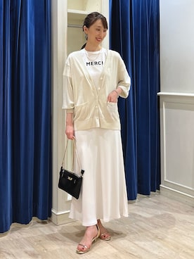 「NOLLEY’S（ノーリーズ）のアイテム（シューズ）」を使った、nol ikeoさん（レディース・160cm）の夏コーディネート