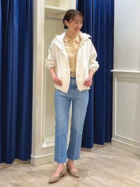 「NOLLEY’S Sophi（ノーリーズソフィ）のアイテム（マウンテンパーカー）」を使った、nol ikeoさん（レディース・160cm）の春コーディネート