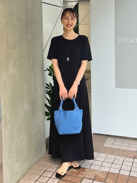 「NOLLEY’S Sophi（ノーリーズソフィ）のアイテム（ワンピース/ドレス）」を使った、nol ikeoさん（レディース・160cm）の夏コーディネート