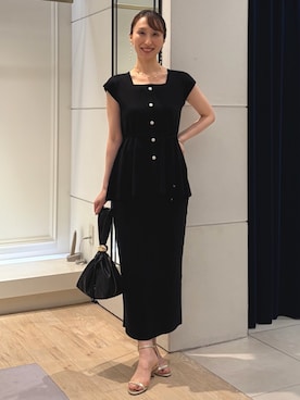 「grace grace （グラスグラス）のアイテム」を使った、nol ikeoさん（レディース・160cm）の夏コーディネート