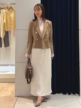 nol ikeoさん（骨格ウェーブ・レディース・160cm）の冬コーディネート