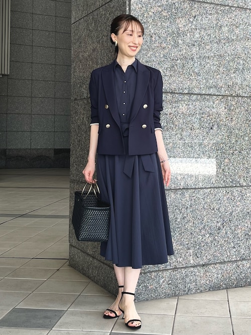 値下げ【NOLLEY'S】ウォッシャブルピンタックシャツワンピース NOLLEY'S（ノーリーズ）の「ウォッシャブルピンタックシャツ