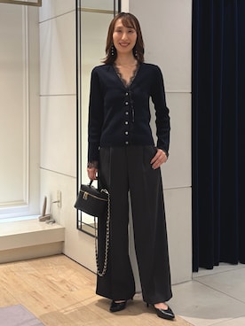 「アイテム（ピアス（両耳用））」を使った、nol ikeoさん（レディース・160cm）の秋コーディネート