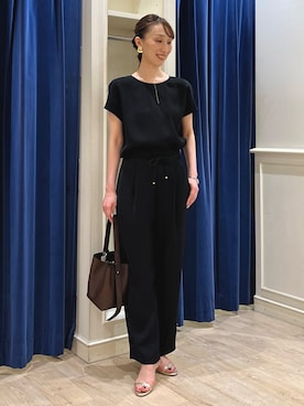 「アイテム（イヤリング）」を使った、nol ikeoさん（レディース・160cm）の夏コーディネート