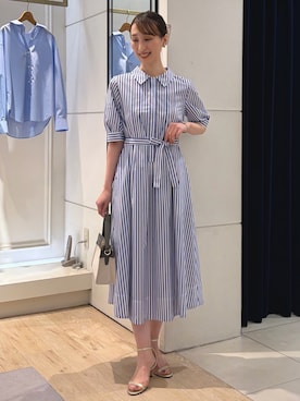 「NOLLEY’S（ノーリーズ）のアイテム」を使った、nol ikeoさん（レディース・160cm）の春コーディネート