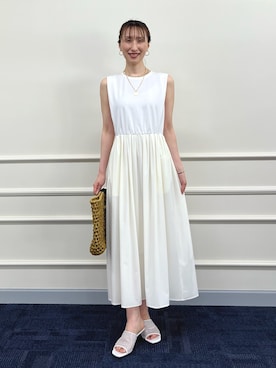 「NOLLEY’S（ノーリーズ）のアイテム（ワンピース/ドレス）」を使った、nol ikeoさん（レディース・160cm）の夏コーディネート