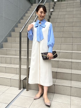 「LAURA DI MAGGIO（ローラディマッジオ）のアイテム」を使った、nol ikeoさん（レディース・160cm）の冬コーディネート