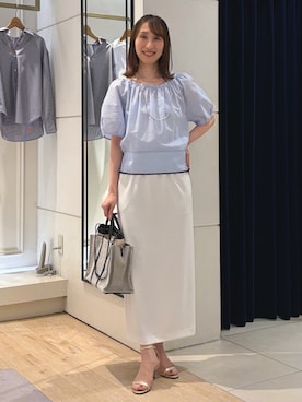 「NOLLEY’S（ノーリーズ）のアイテム（アクセサリー）」を使った、nol ikeoさん（レディース・160cm）の春コーディネート