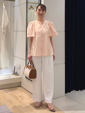 「NOLLEY’S（ノーリーズ）のアイテム（アクセサリー）」を使った、nol ikeoさん（レディース・160cm）の夏コーディネート