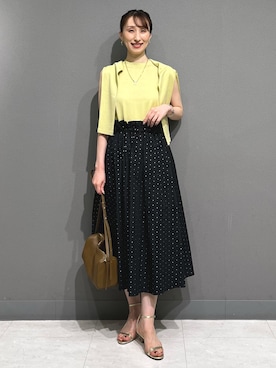 「アイテム（リング）」を使った、nol ikeoさん（レディース・160cm）の夏コーディネート