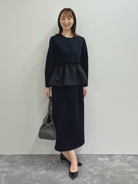 「アイテム（チョーカー）」を使った、nol ikeoさん（レディース・160cm）の秋コーディネート