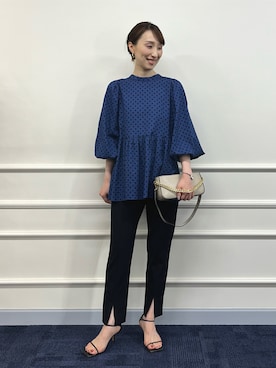 「LAURA DI MAGGIO（ローラディマッジオ）のアイテム」を使った、nol ikeoさん（レディース・160cm）の夏コーディネート