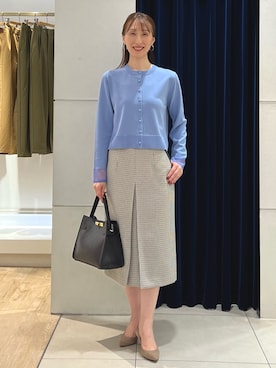 「アイテム（バレッタ/ヘアクリップ）」を使った、nol ikeoさん（レディース・160cm）の秋コーディネート