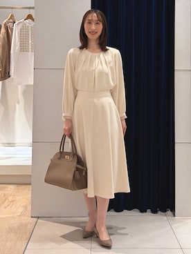 「アイテム（アクセサリー）」を使った、nol ikeoさん（レディース・160cm）の秋コーディネート