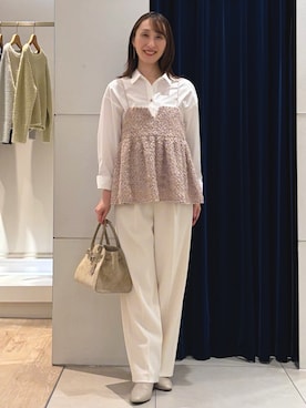 「アイテム（キャミソール）」を使った、nol ikeoさん（レディース・160cm）の冬コーディネート