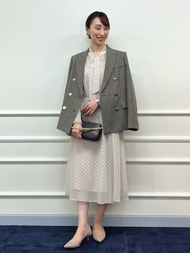 「LAURA DI MAGGIO（ローラディマッジオ）のアイテム」を使った、nol ikeoさん（レディース・160cm）の秋コーディネート