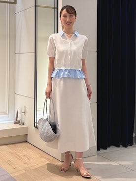 「The Bagmati（ザバグマティ）のアイテム」を使った、nol ikeoさん（レディース・160cm）の春コーディネート