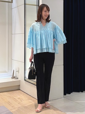 「grace grace （グラスグラス）のアイテム」を使った、nol ikeoさん（レディース・160cm）の夏コーディネート
