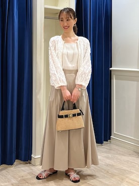 「NOLLEY’S Sophi（ノーリーズソフィ）のアイテム（ブルゾン）」を使った、nol ikeoさん（レディース・160cm）の春コーディネート