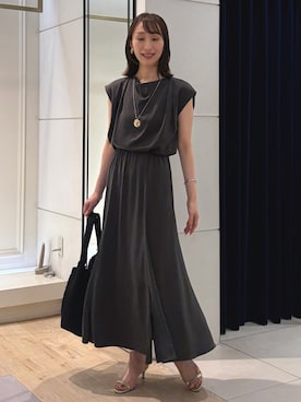 「NOLLEY’S（ノーリーズ）のアイテム」を使った、nol ikeoさん（レディース・160cm）の夏コーディネート