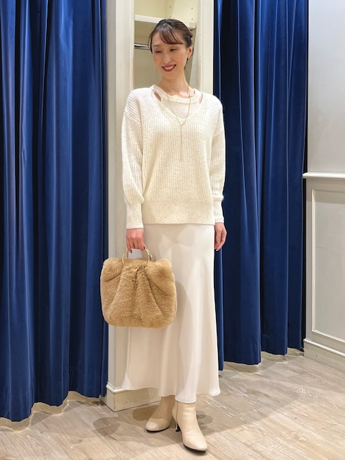 セール】《手洗い可能》スパンコールモヘヤレイヤード風プルオーバー