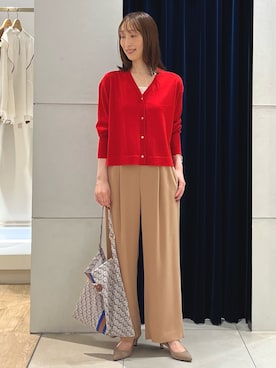 「アイテム（キャミソール）」を使った、nol ikeoさん（レディース・160cm）の秋コーディネート