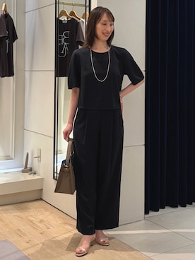 「grace grace （グラスグラス）のアイテム」を使った、nol ikeoさん（レディース・160cm）の夏コーディネート