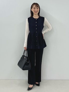 nol ikeoさん（骨格ウェーブ・レディース・160cm）の秋コーディネート
