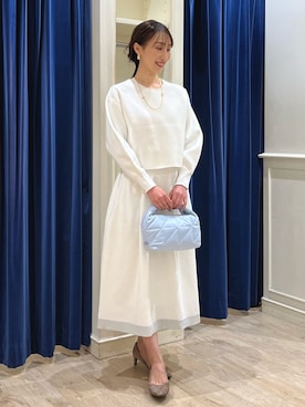 「ニットアップ」｜nol ikeoさん（レディース・160cm）の冬コーディネート