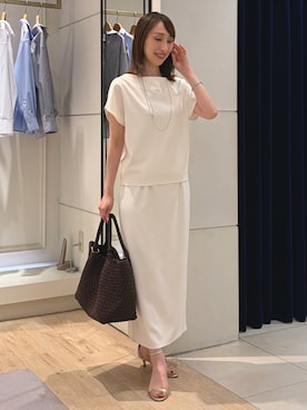 「NOLLEY’S（ノーリーズ）のアイテム（アクセサリー）」を使った、nol ikeoさん（レディース・160cm）の春コーディネート