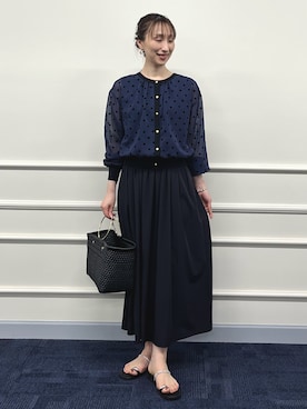 「アイテム（ワンピース）」を使った、nol ikeoさん（レディース・160cm）の夏コーディネート