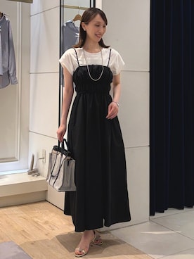 「grace grace （グラスグラス）のアイテム」を使った、nol ikeoさん（レディース・160cm）の夏コーディネート
