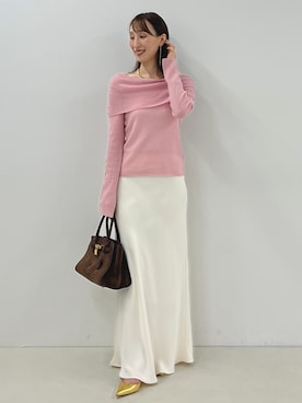 「アイテム（ピアス（両耳用））」を使った、nol ikeoさん（レディース・160cm）の秋コーディネート