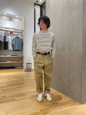 「フランス軍」｜スズキさん（メンズ・165cm）の秋コーディネート