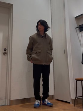 「寒い」｜「アイテム（その他アウター）」を使った、スズキさん（メンズ・165cm）の冬コーディネート