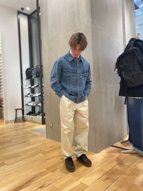 『イージーケア』LIFE STYLE TAILOR　セミワイド細ストライプシャツ