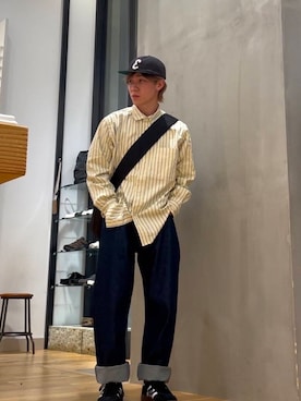 「YAKPAK（ヤックパック）のアイテム」を使った、スズキさん（メンズ・165cm）の冬コーディネート
