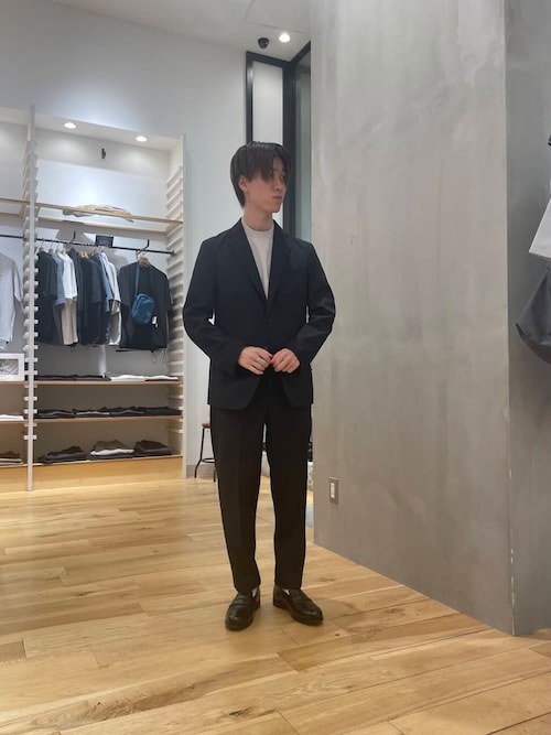 LIFE STYLE TAILOR　シルケットポンチストレッチTシャツ