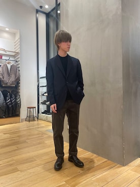 スズキさん（メンズ・165cm）の冬コーディネート