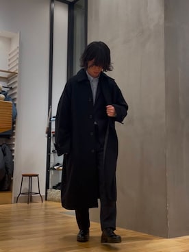 「アイテム（スーツパンツ）」を使った、スズキさん（メンズ・165cm）の冬コーディネート