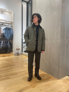 「アイテム（スーツジャケット）」を使った、スズキさん（メンズ・165cm）の秋コーディネート