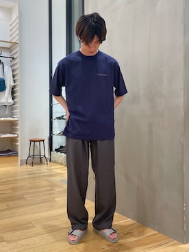 「アイテム（サンダル）」を使った、スズキさん（メンズ・165cm）の夏コーディネート