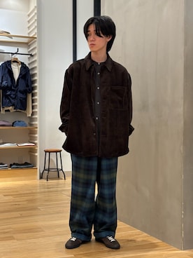 「PENDLETON（ペンドルトン）のアイテム」を使った、スズキさん（メンズ・165cm）の秋コーディネート