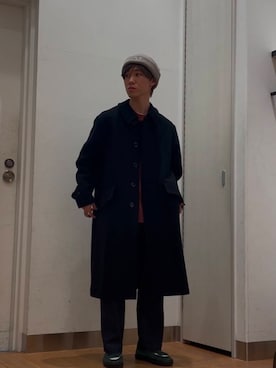 「寒い」｜「アイテム（その他アウター）」を使った、スズキさん（メンズ・165cm）の冬コーディネート