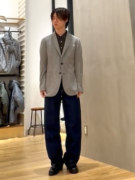 「アイテム（シューズ小物/雑貨）」を使った、スズキさん（メンズ・165cm）の秋コーディネート