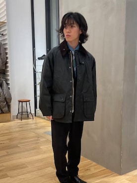 「アイテム（スーツパンツ）」を使った、スズキさん（メンズ・165cm）の秋コーディネート